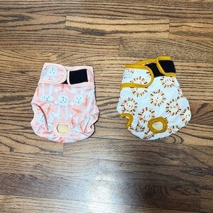 Langsprit washable female dog diapers - never used - lot of 2!